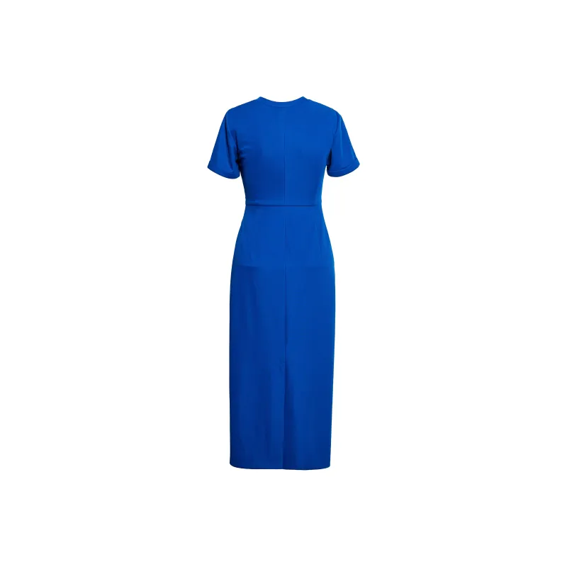 ROEYSHOUSE Short Sleeved Dress Women's Royal Blue-1