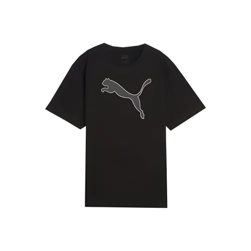 PUMA Drop Shoulder Sleeve T Shirt Women's Black
