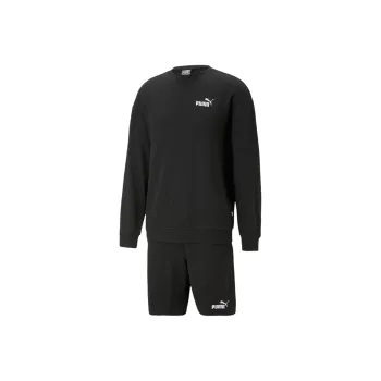 PUMA Relaxed Sweatsuit Casual Sportswear Men's Black