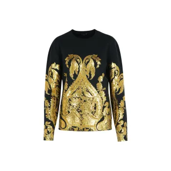 METROCITY Metallic Printed Jumper