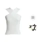 White+Bowknot Hair Tie (Comes with)