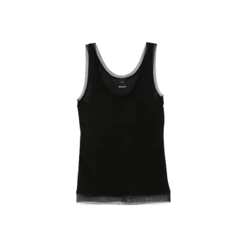 PINKO Clark Scoop Neck Tank Top