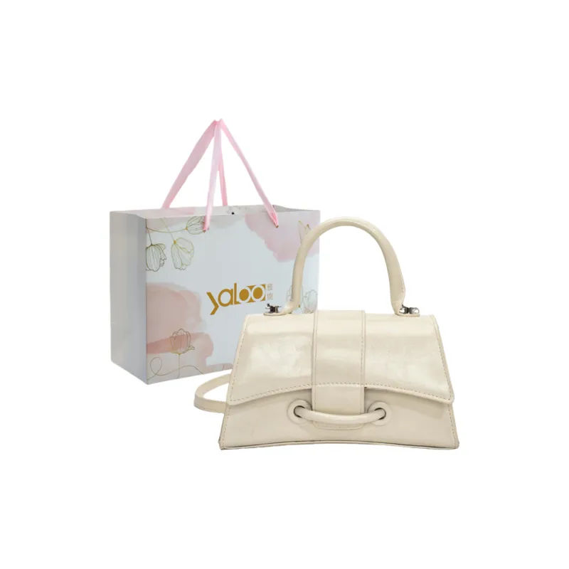Yalu PU Crossbody One Shoulder Handbag Women's Blue/Pink/Silver/Black/White-23