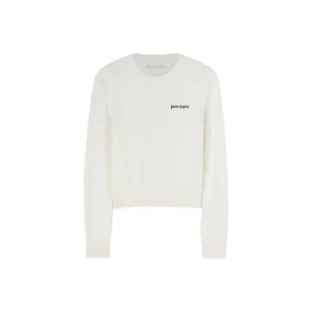 PALM ANGELS Classic Logo Sweater White
