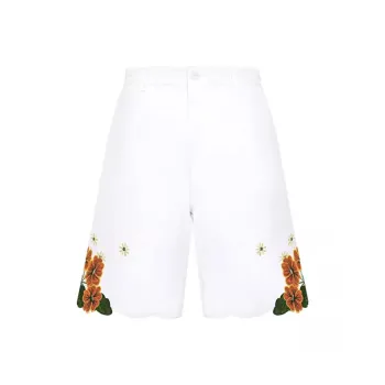 VALLEYOUTH Shorts Unisex Cloud White