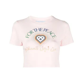 CASABLANCA Regular T Shirt Women's Pink