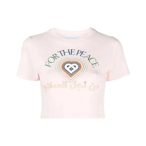 CASABLANCA Regular T Shirt Women's Pink