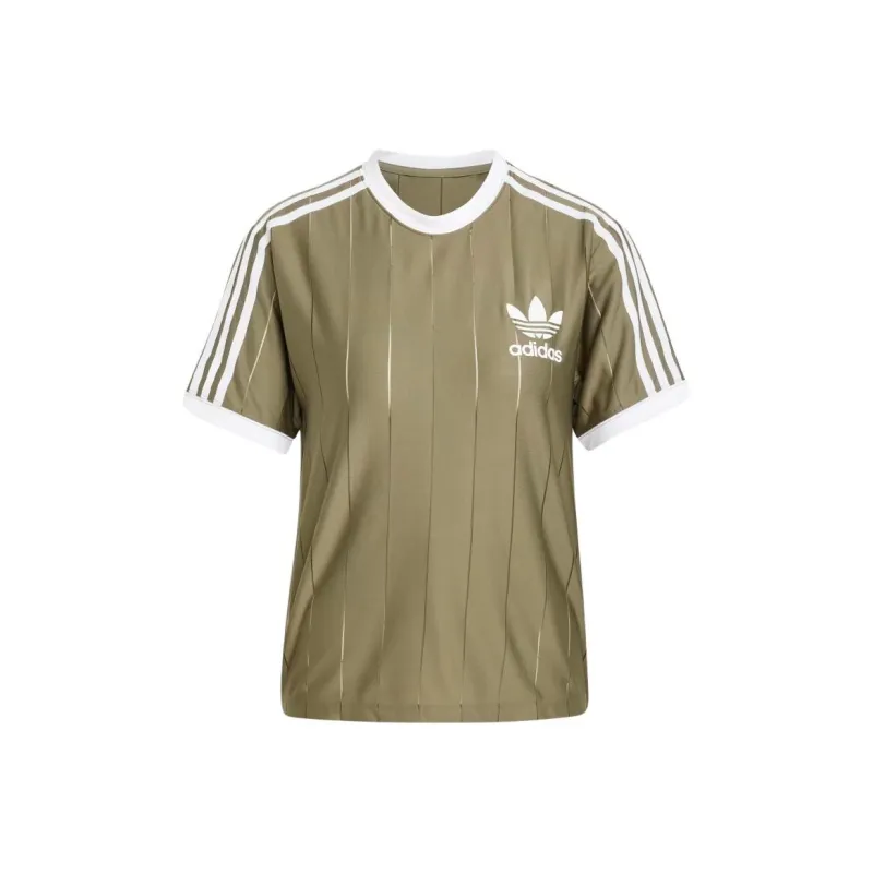 Adidas Originals Adicolor 3 Stripes Pinstripe Tee-0