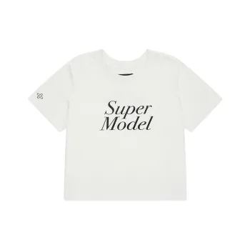 SMFK Regular T-Shirt Women's Sky White