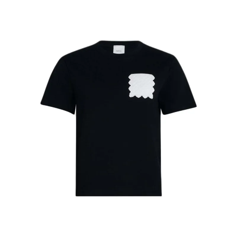 Patou Quilted pocket T shirt-0