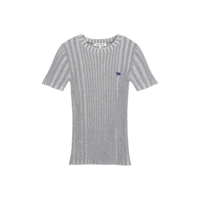 Maison Kitsune SS24 Regular T Shirt Women's Ink Blue-0
