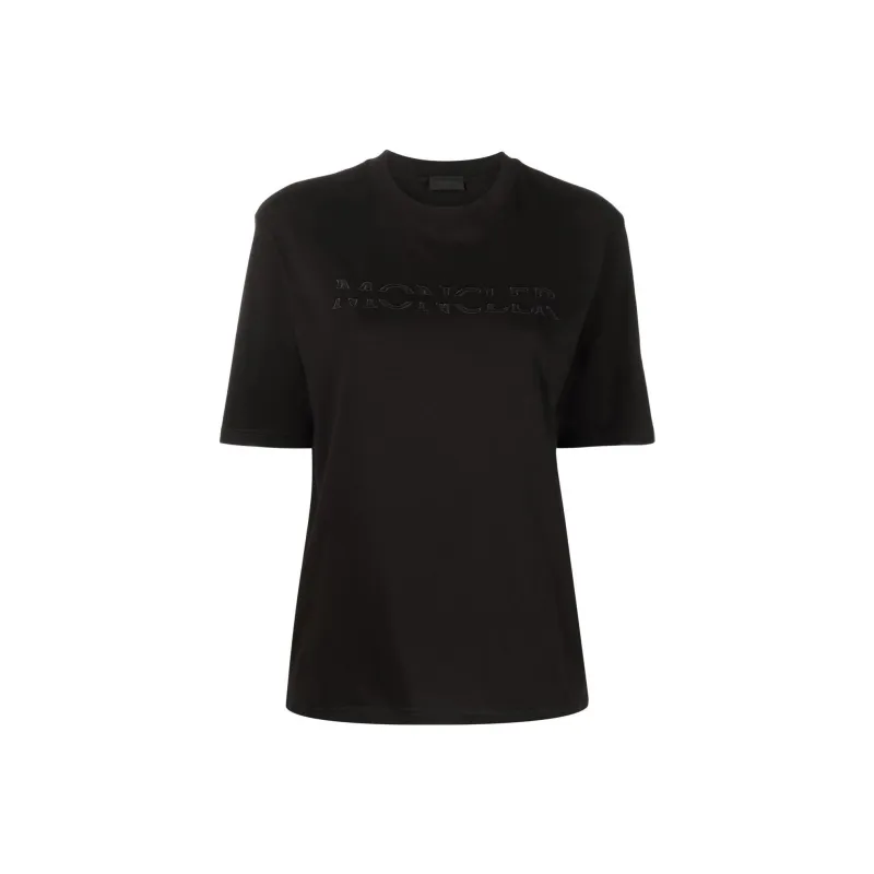 Moncler Logo-Embroidered Roundneck Top-0