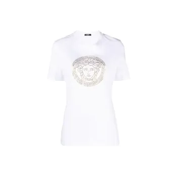 VERSACE Medusa Head Printed Crewneck T Shirt
