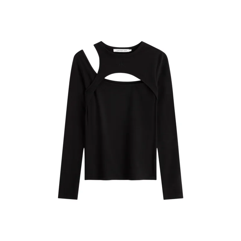 CALVIN KLEIN T Shirt Women's Space Black-0