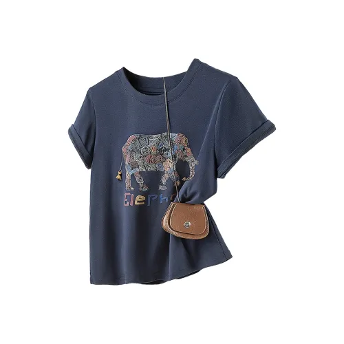 Cypress House T Shirt Women's Navy Blue