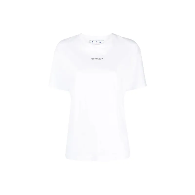 OFF WHITE Flock Chine Flower Arrow Tee White/Multi-0