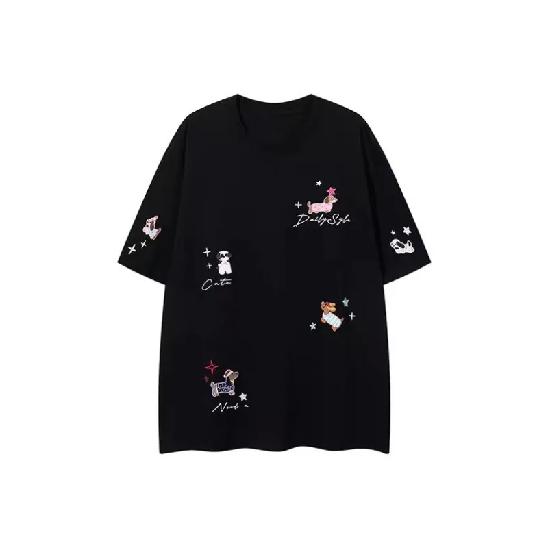 PLAY BUSH Drop Shoulder Sleeve T Shirt Unisex-0
