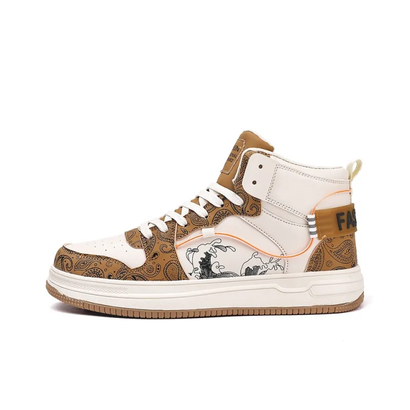 SOURCE Coverage Impact Resistance Support High Top Skateboard Shoes Men's-3