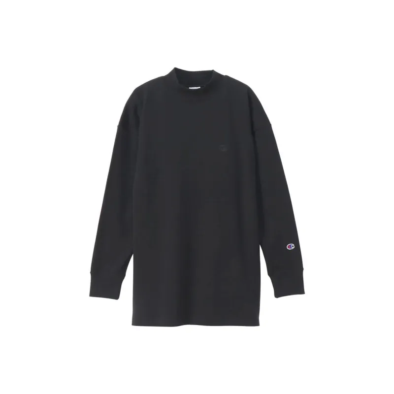 Champion Straight Long Sleeved T Shirt Japan Version Women's-5