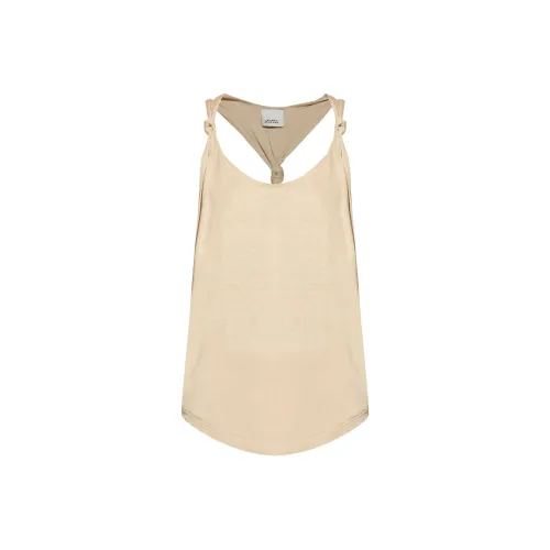 ISABEL MARANT Elody Knot Detailed Scoop Neck Tank Top