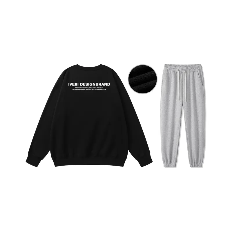 IVEIII Sweatshirt Sets Unisex-13