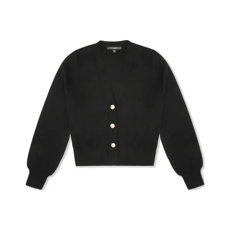 GUESS Women's V-Neck Cardigan Knit Sweater-2
