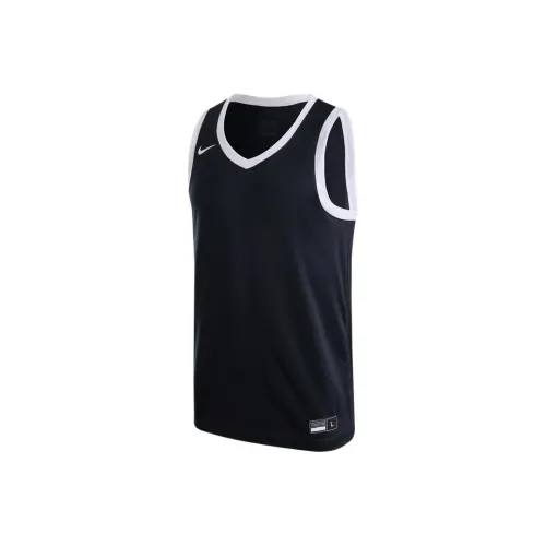 Nike DRI FIT CROSSOVER Basketball Jersey Men's Black/White/White