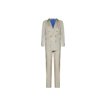 KITON SS24 Business Suits Men's Beige