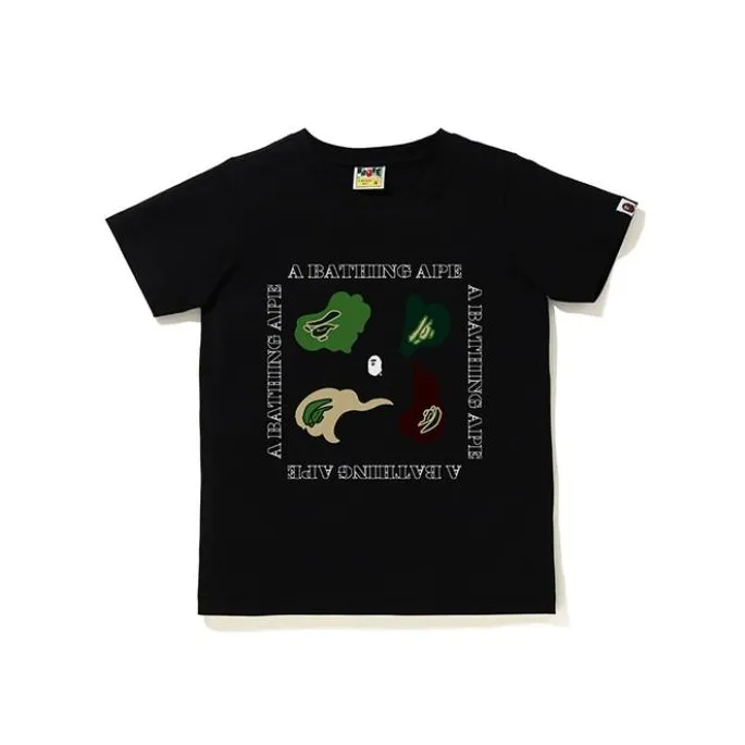 A BATHING APE Def Camo Tee White/Multi-2