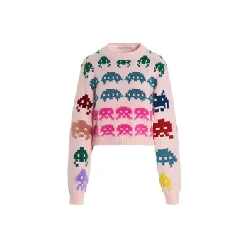 Stella McCartney Pacman-intarsia Knitted Jumper