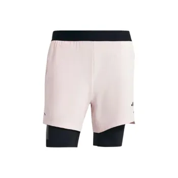 Adidas Free Shipping With AdiClub Power Workout Two-in-One Shorts