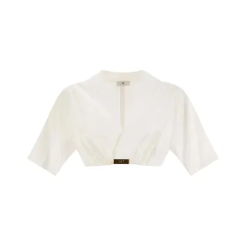 Elisabetta Franchi Logo detail Blouse
