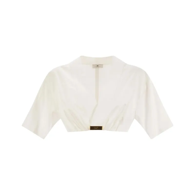 Elisabetta Franchi Logo detail Blouse-0