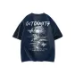 Navy Blue-White