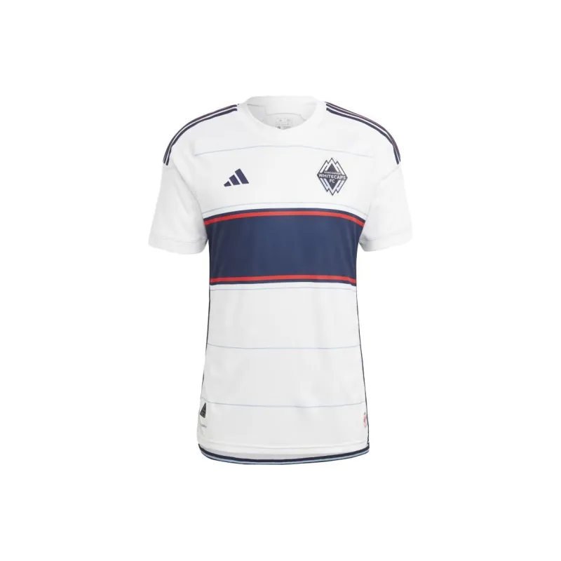 Adidas Vancouver Whitecaps Fc 23/24 Home Authentic Jersey Soccer Jerseys Men's White-0