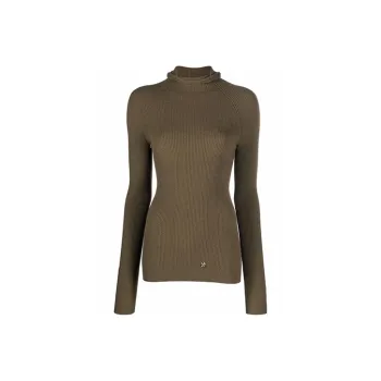 BALMAIN FW21 Slim Fit Sweater Women's Green