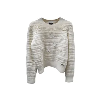 CHANEL Sweaters Women's White