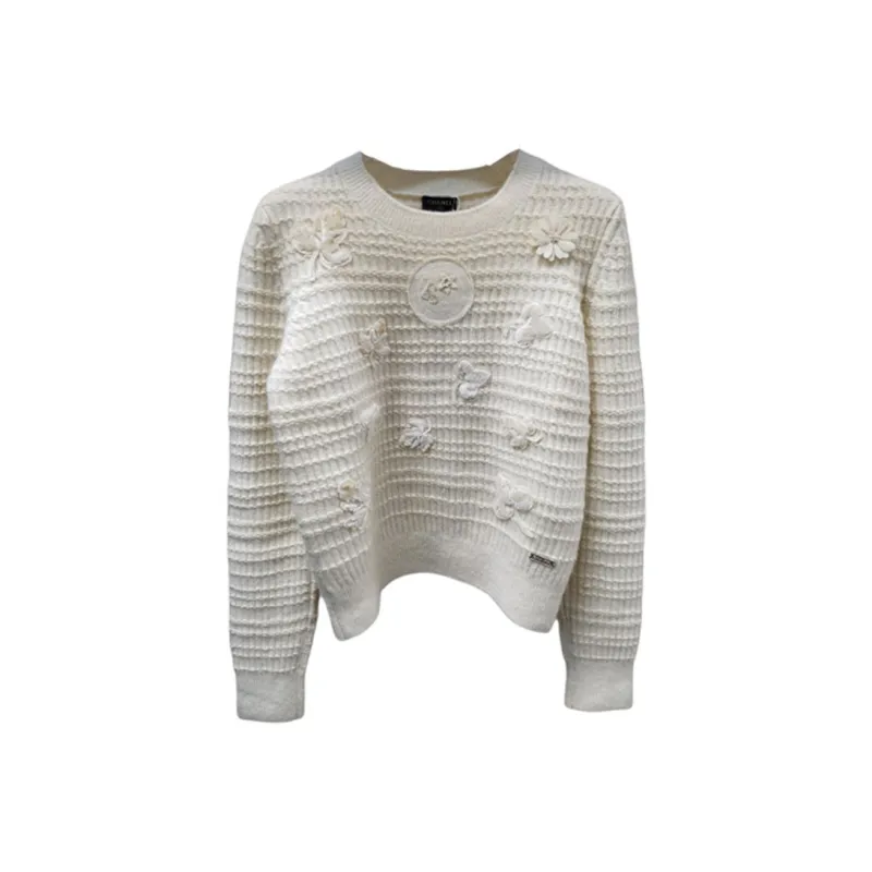CHANEL Sweaters Women's White-0