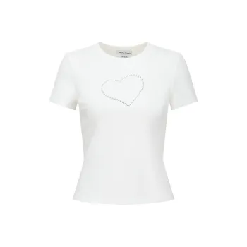 URBAN REVIVO T Shirt Women's Raw White