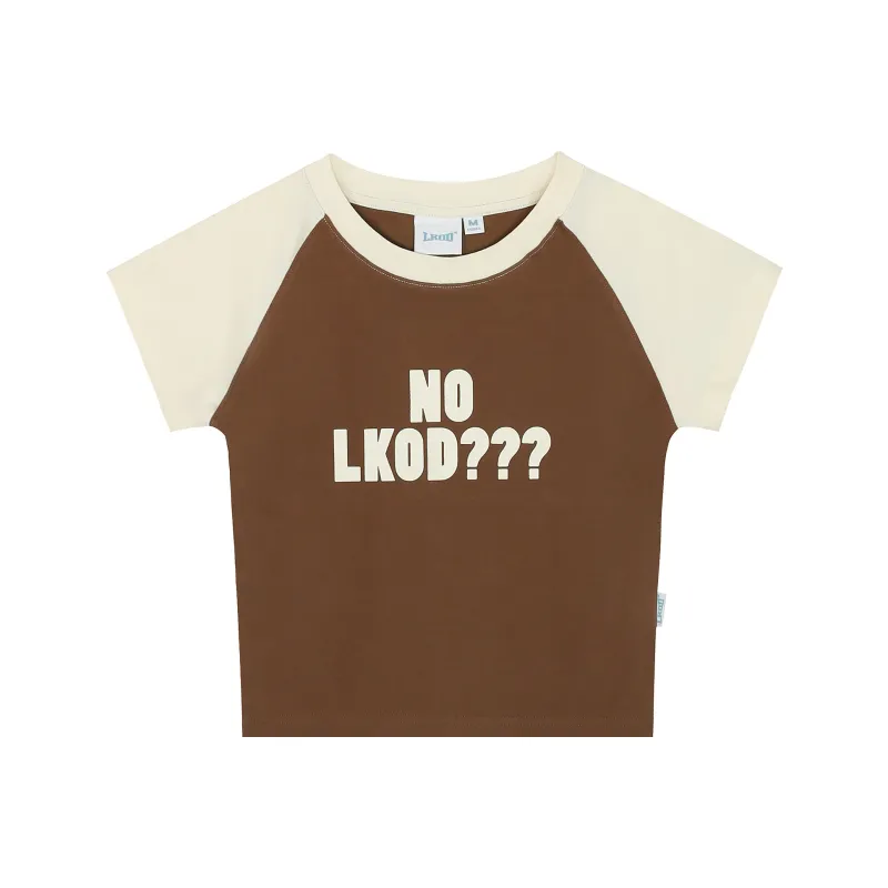 LKOD Crop Tops Women's Brown-0