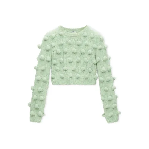 LOEWE Bubble Detailed Cropped Jumper