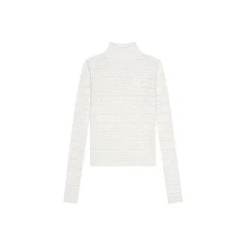 Givenchy Lace Monogram Stretch Sweater 'Bright Pink'