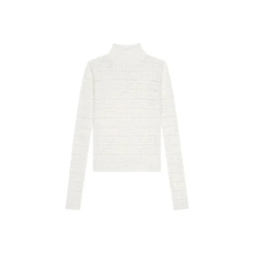 Givenchy Lace Monogram Stretch Sweater 'Bright Pink'