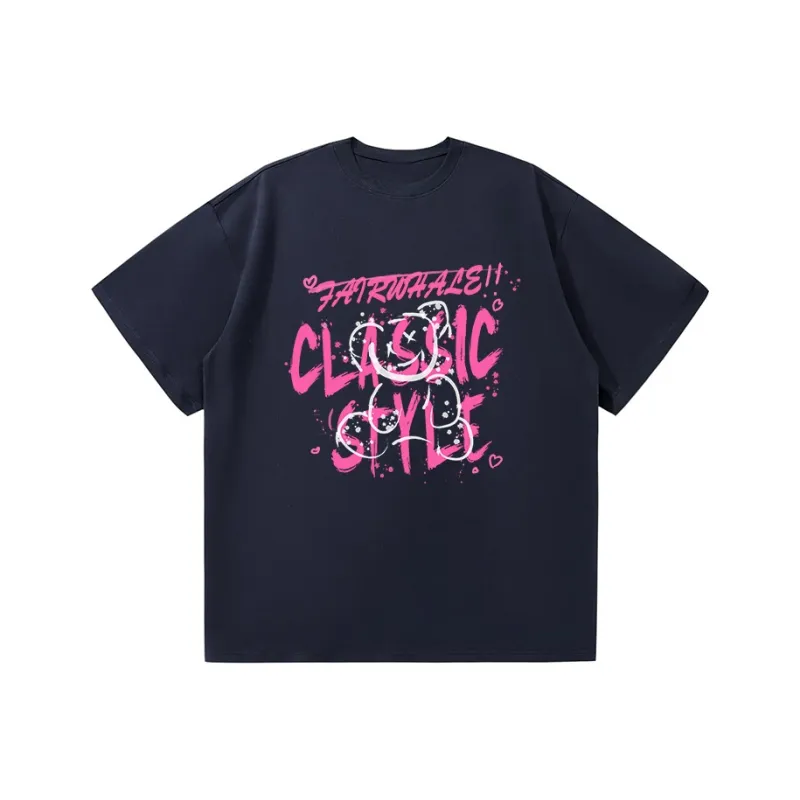 FAIRWHALE Drop Shoulder Sleeve T Shirt Unisex-16