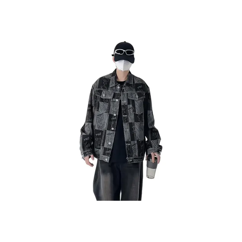 SIL VITIN Denim Jacket Unisex Black-0