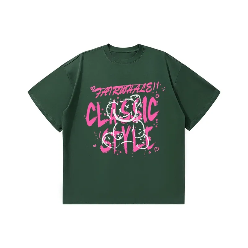 FAIRWHALE Drop Shoulder Sleeve T Shirt Unisex-20