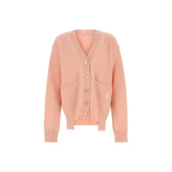 Stella McCartney Asymmetric V Neck Buttoned Cardigan