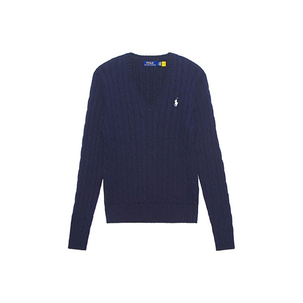 Polo RalphLauren｜ROUND NECK KNITS (710888284002) Cable-Knit Cotton Crewneck Sweater | Ralph Lauren