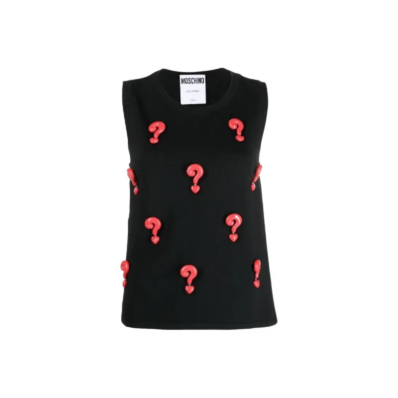 MOSCHINO Tank Top Women's Black-0