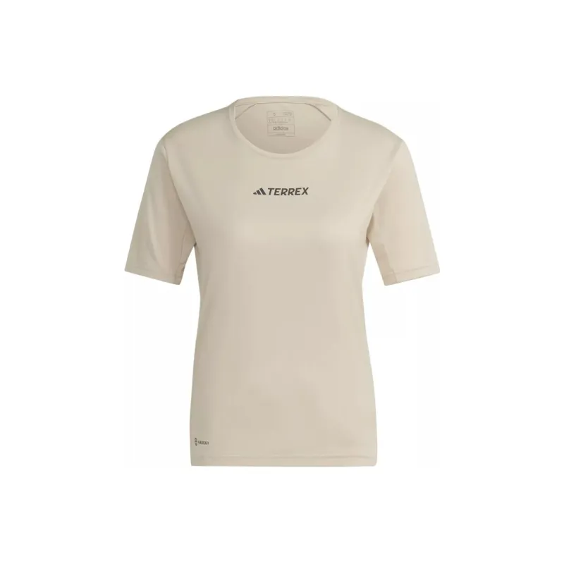 Adidas W MT TEE T-Shirt Women's Light Brown-0